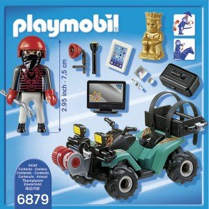 پلی موبيل مدل Robber's Quad with Loot playmobil 6879