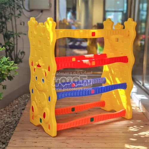 قفسه اسباب بازی با باکس 12 عددی رنگ زرد کد 4175863