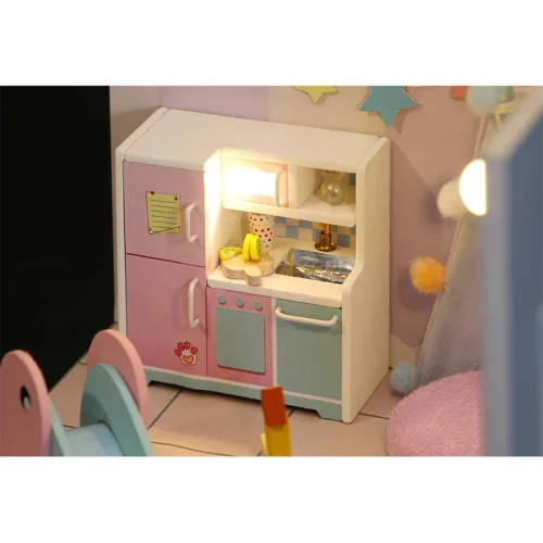 کیت خانه سازی چوبی مدل اتاق خواب کودک کد S2008