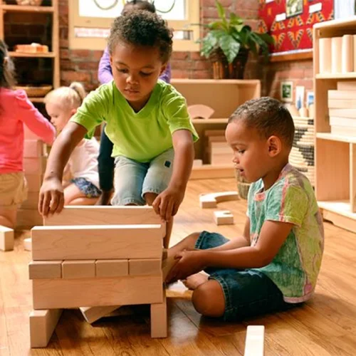 بلوک خانه سازی کودک چوبی سایز بزرگ