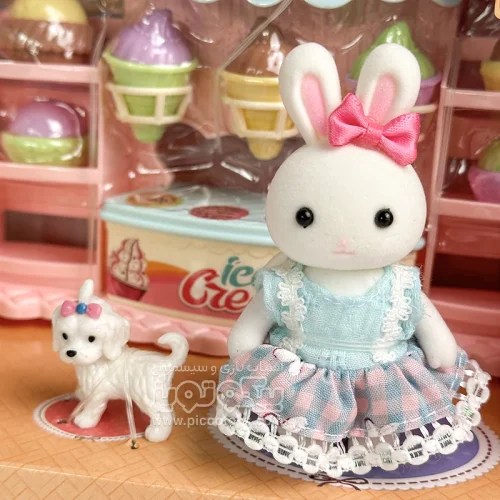 اسباب بازی بستنی فروشی خرگوش مینیاتوری ست کامل BAY DREAMY کد 6692