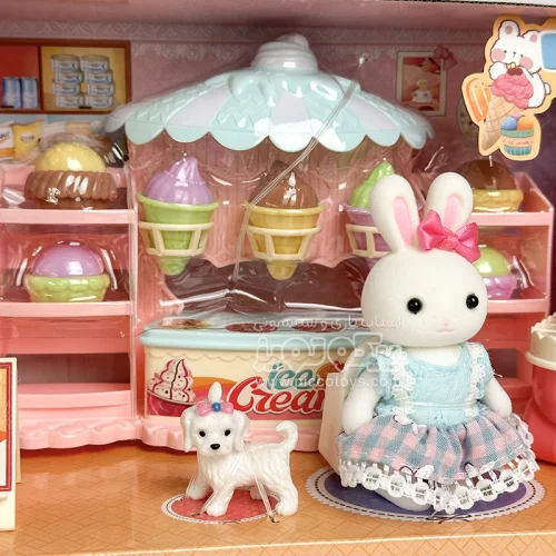 اسباب بازی بستنی فروشی خرگوش مینیاتوری ست کامل BAY DREAMY کد 6692