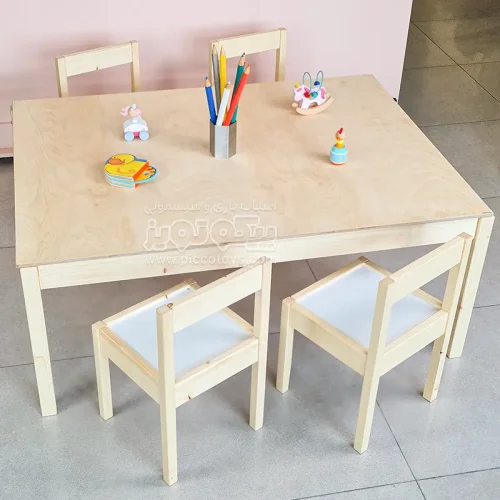 میز و صندلی چوبی