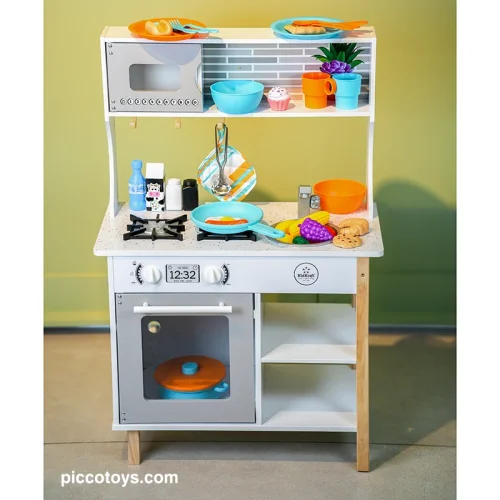 آشپزخانه کودک چوبی Kidkraft مدل All Time Play Kitchen کد 53370