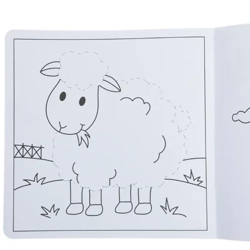 کتاب کار کودک رنگ بازی، حیوانات اهلی کد 744502