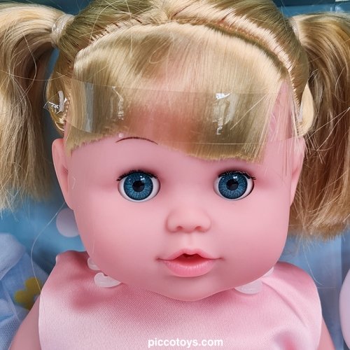 عروسک دخترانه جیشی موزیکال با پیراهن صورتی