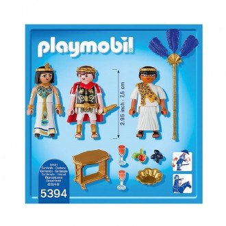 قطعات پلی موبيل مدل playmobile caesar and cleopatra 5394