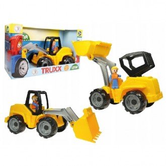 خرید بولدوزر زرد مشکی  Lena 04412 -Truxx shovel loader بهترین هدیه برای کودکان