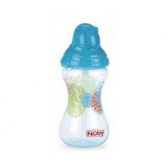 لیوان فیروزه ای آبمیوه خوری nuby 10241
