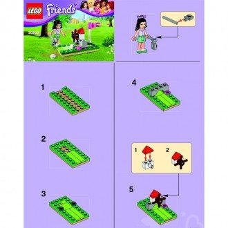 راهنمای ساخت لگو فرندز مدل مینی گلف lego 30203