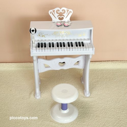 پیانو اسباب بازی سفید با میکروفون کد BD708