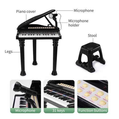 خرید پیانو اسباب بازی با میکروفون