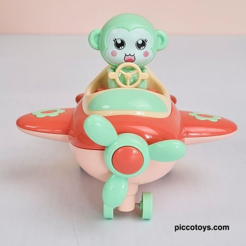 خرید اسباب بازی هواپیما فشاری طرح میمون