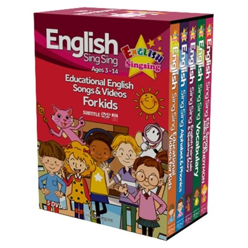 دی وی دی کودک 5 عددی DVD ENGLISH Singsing  کد 5064