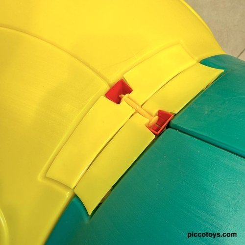 تونل هزارپا ایرانی بدنه سبز زرد با سر و دم آبی کد P/5501/L