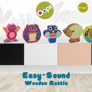 قیمت جغجغه چوبی جغد  Oops Easy Sound Owl مدل 1300812