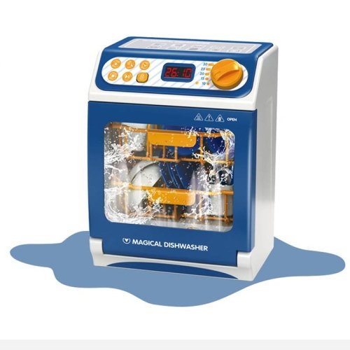 اسباب بازی ماشین ظرف شویی با لوازم رنگ آبی کد P/35952S/B