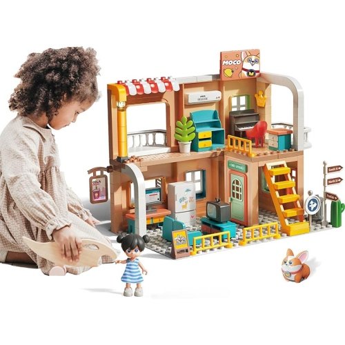 لگو خانه عروسکی 152 تکه فیلو FEELO GENIUS ARCHITECT کد 1806