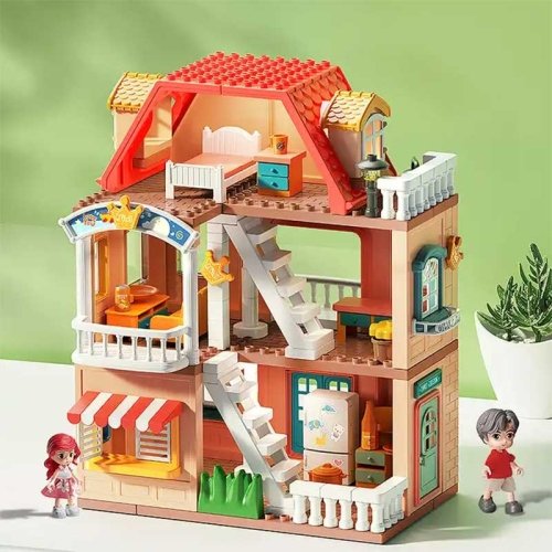 لگو خانه عروسکی 186 تکه فیلو FEELO GENIUS ARCHITECT کد 1801