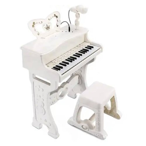 پیانو اسباب بازی رنگ سفید کد 6626