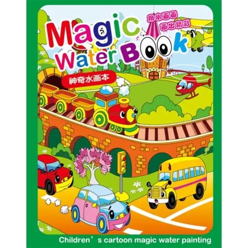 کتاب جادویی رنگ آمیزی با آب (مجیک واتر) مدل شهرک ترافیک کد BH21