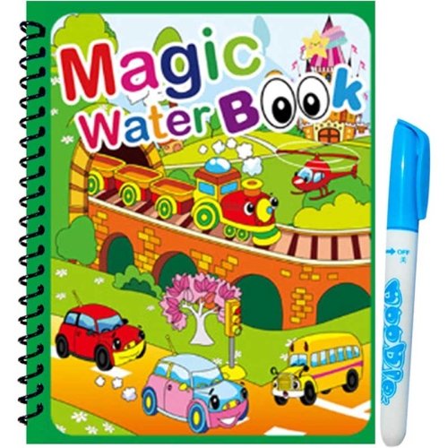 کتاب جادویی رنگ آمیزی با آب (مجیک واتر) مدل شهرک ترافیک کد BH21