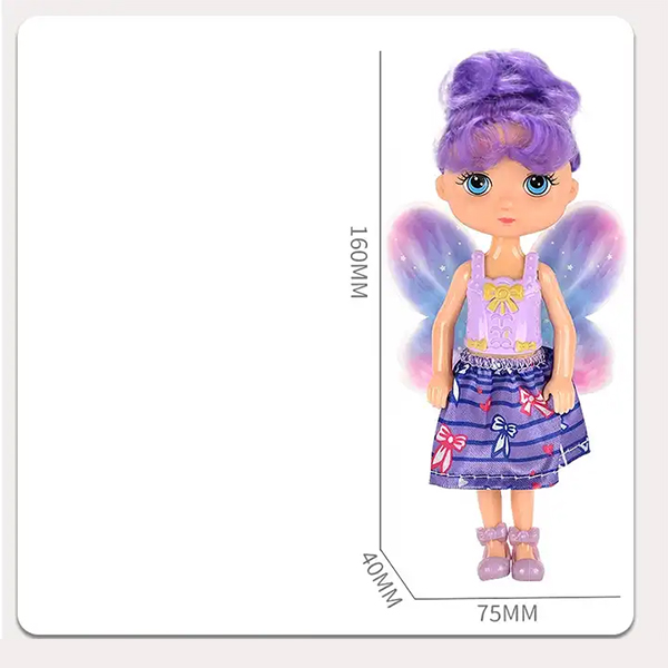 عروسک دخترانه با بال فرشته مدل 5364944