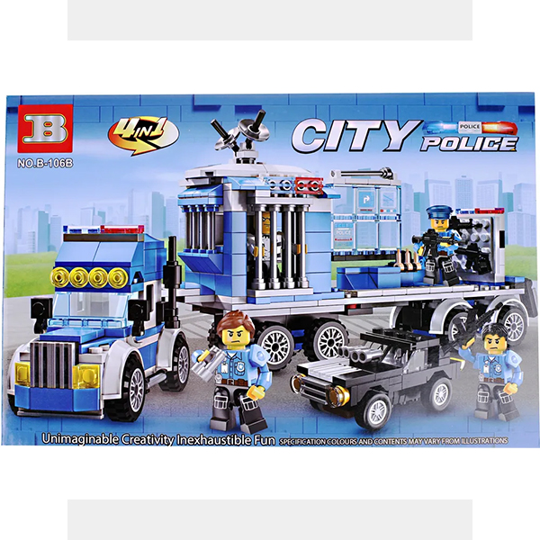 ساختنی لگو 213 تکه مدل CITY POLICE کد B106B
