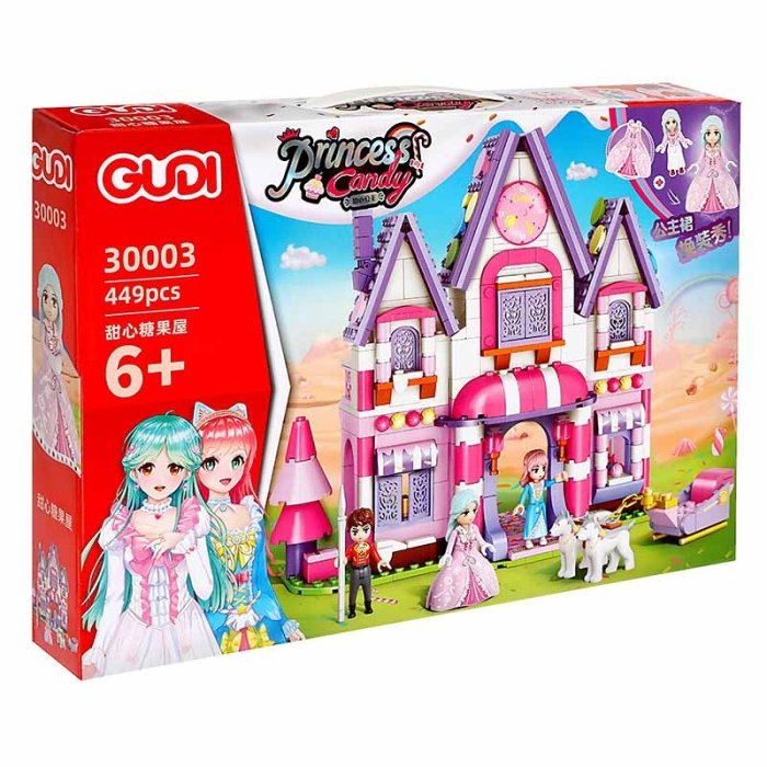 اسباب بازی لگو 449 تکه مدل خانه عروسکی PRINCESS CANDY کد 30003