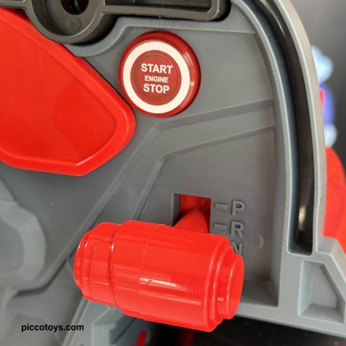 اسباب بازی کیت مکانیکی کاپوت کامیون رنگ قرمز D0012