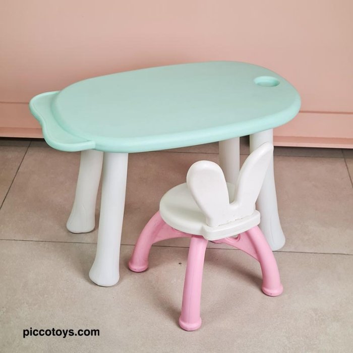 میز کودک هپی رنگ سبز پاستلی P/PS5314/D