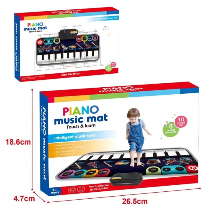 پیانو موزیکال فرشی کودک کد 75741