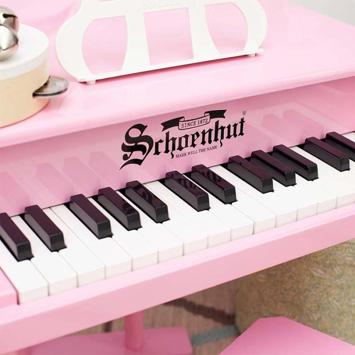 اسباب بازی پیانو موزیکال رنگ صورتی کد 3005P
