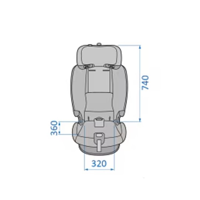 صندلی ماشین کودک مکسی کوزی مدل MC TITAN PLUS I- SIZE رنگ زغالی کد 8836550110