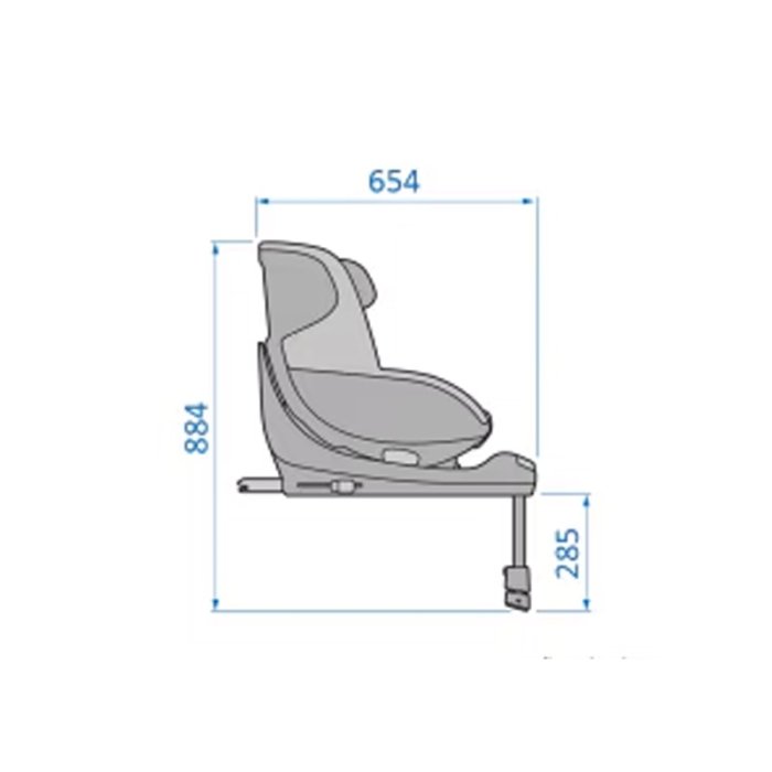 صندلی ماشین کودک مکسی کوزی Maxi Cosi Mica Pro Eco i-Size رنگ مشکی کد 8515671110
