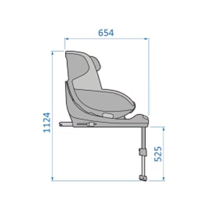 صندلی ماشین کودک مکسی کوزی Maxi Cosi Mica Pro Eco i-Size رنگ قهوه ای کد 8515650110