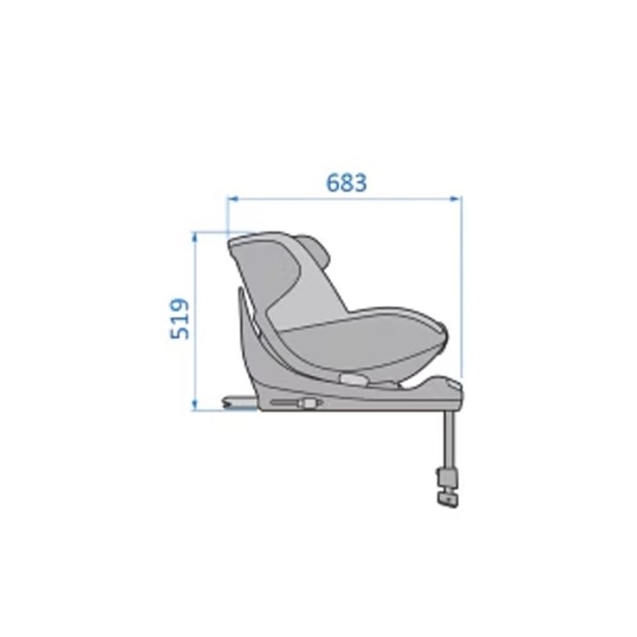 صندلی ماشین کودک مکسی کوزی Maxi Cosi Mica Pro Eco i-Size رنگ زغالی کد 8515550110