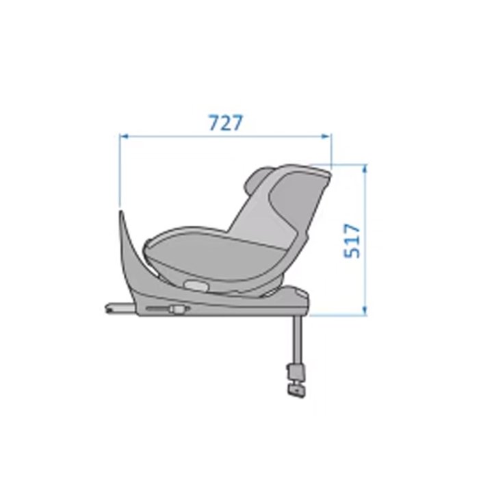صندلی ماشین کودک مکسی کوزی Maxi Cosi Mica Pro Eco i-Size رنگ زغالی کد 8515550110