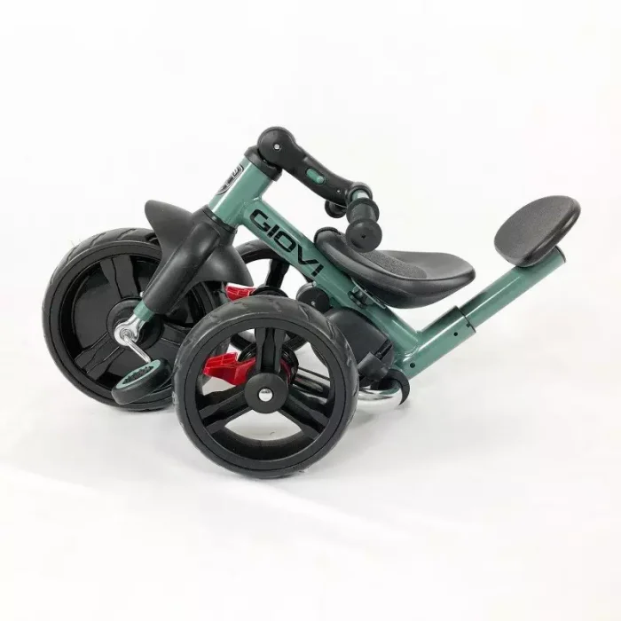 سه چرخه کودک کیکابو با سایبان رنگ طوسی مدل Kikka Boo Giovi کد 31006020144