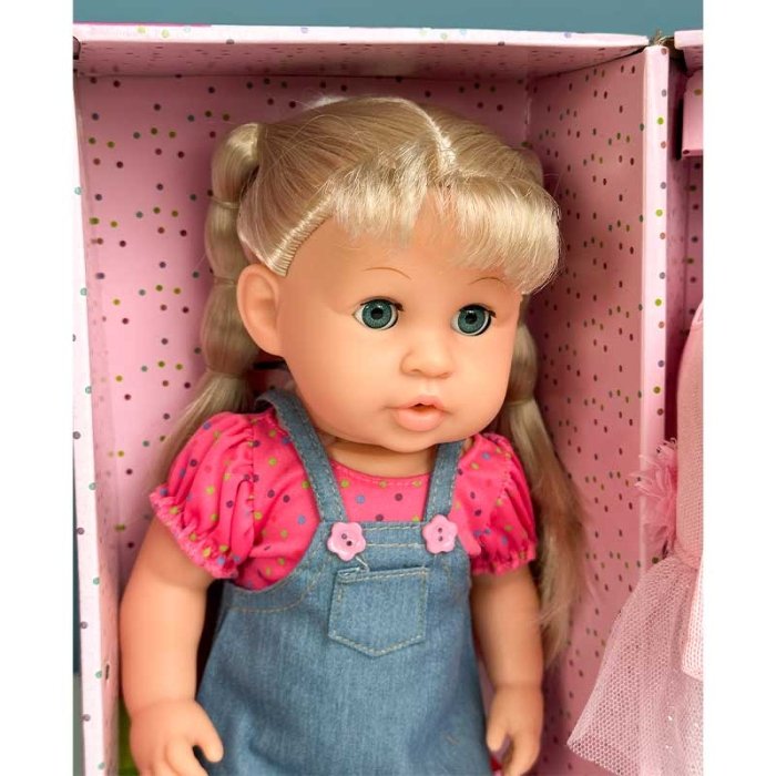 عروسک دخترانه جیشی BABY Toby و ست لباس کد W322013