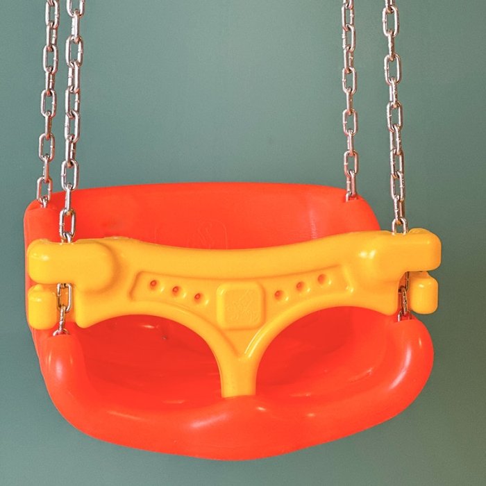کفی تاب کودک حفاظ دار با زنجیر نارنجی مدل یکتا کد 5637249
