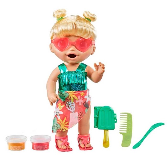 عروسک بیبی آلایو sunshine snack Baby Alive کد F1680