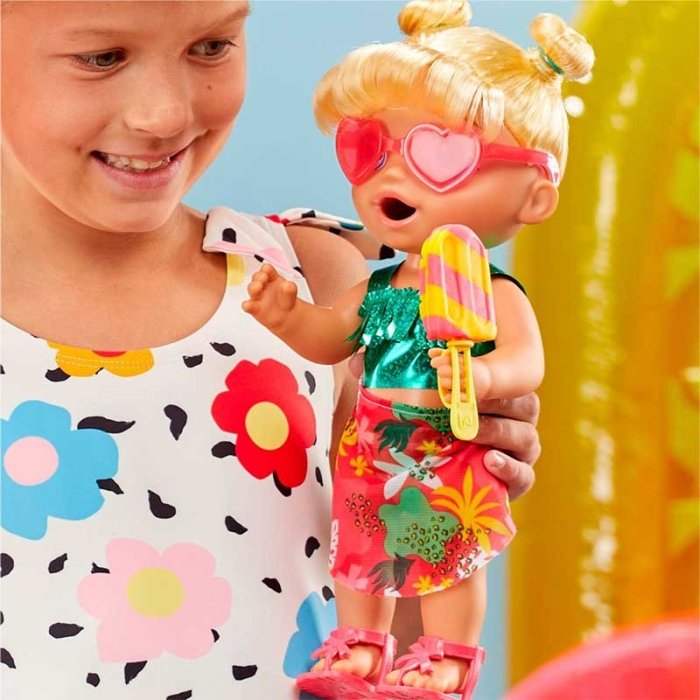 عروسک بیبی آلایو sunshine snack Baby Alive کد F1680