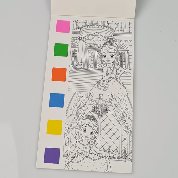 دفترچه آبرنگی رنگ آمیزی طرح پرنسس سوفیا کد 703003