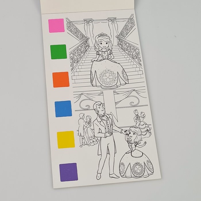دفترچه آبرنگی رنگ آمیزی طرح پرنسس سوفیا کد 703003