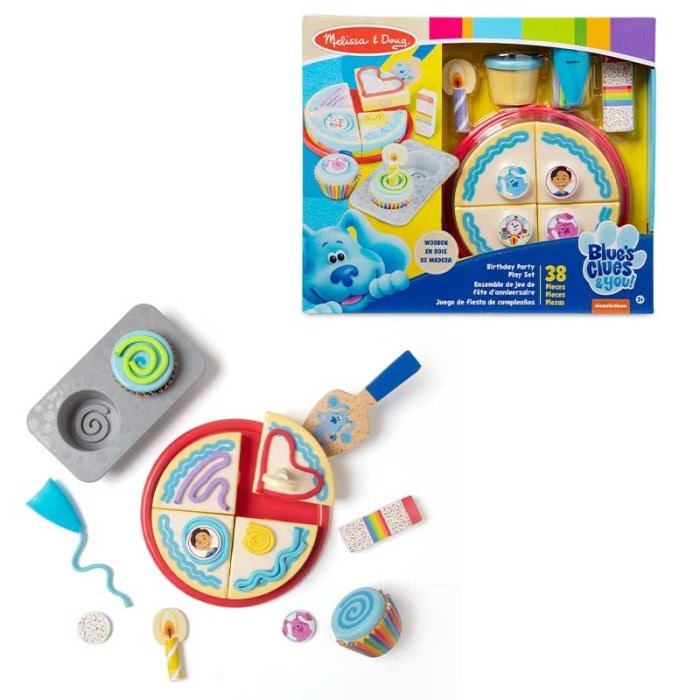 ست کیک تولد چوبی 38 تکه MELISSA & DOUG کد 33018