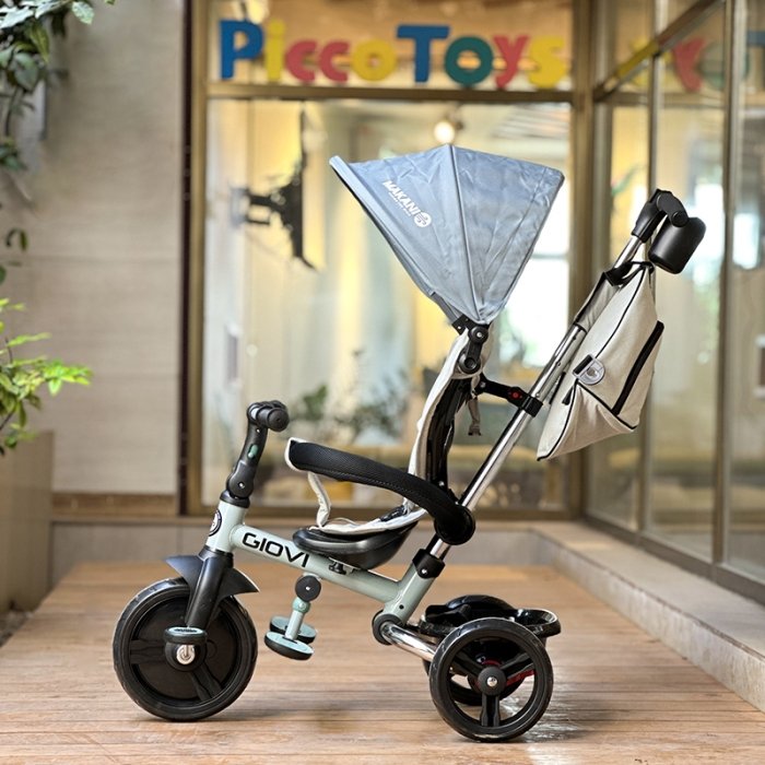سه چرخه کودک کیکابو با سایبان رنگ مینت مدل Kikka Boo Giovi کد 31006020144