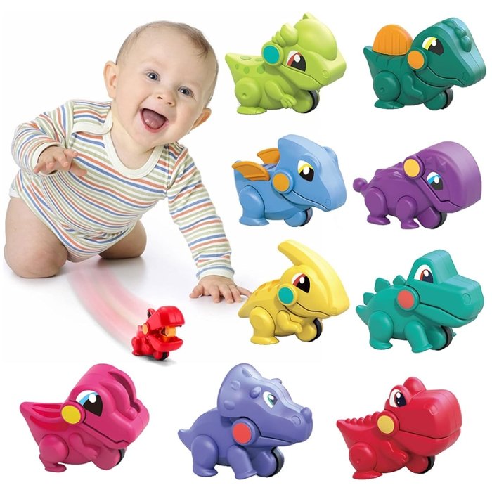 دایناسور جیبی هولی تویز پک 9 عددی Hulie Toys کد HE79700