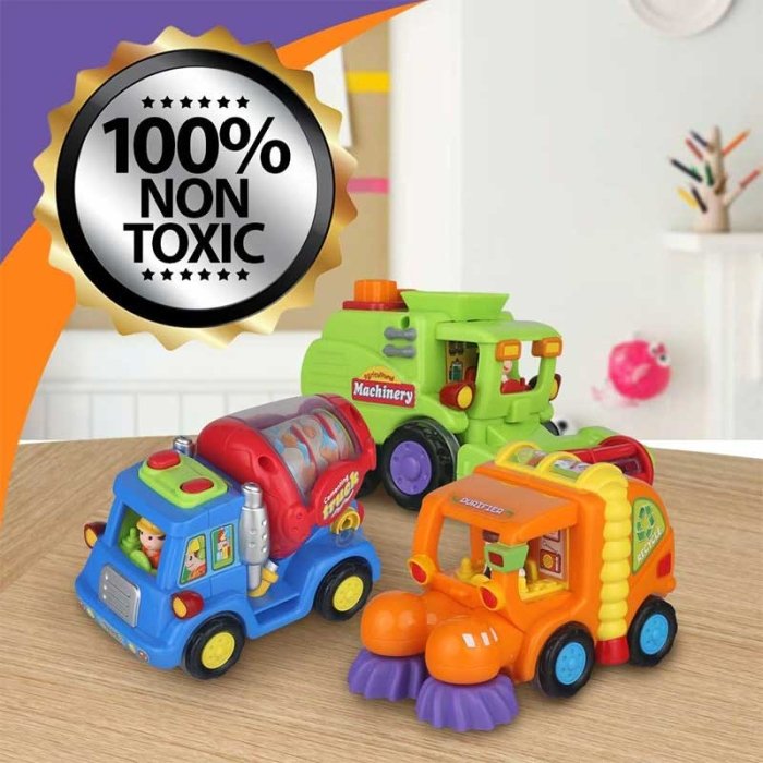 ماشین اسباب بازی هولی تویز مدل میکسر HUILE TOYS کد P/386ABC/B