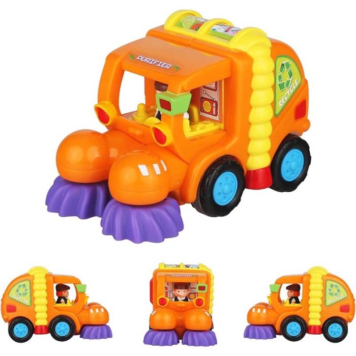 ماشین اسباب بازی هولی تویز مدل سوییپر HUILE TOYS مدل P/386ABC/A